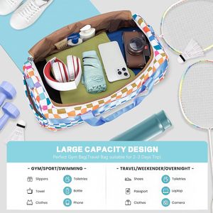 Bestseller Borsa da Palestra 55L ad Alta Capacità, Resistente, per Sport all'Aperto, Fitness, Viaggio, Borsa a Tracolla per Uomo e Donna - Product Image 6