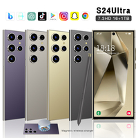Nouveau téléphone GalxS S24 Ultra 5G 2024, 16 Go + 1 To, édition mondiale, smartphone original Android 14