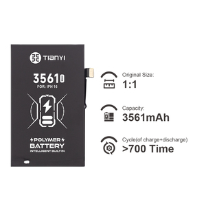Ti Anyi อะไหล่แบตเตอร์รี่แบบชาร์จไฟได้คุณภาพสูงสำหรับ <span class=keywords><strong>iPhone</strong></span> <span class=keywords><strong>11</strong></span> 12 13 14 15 16 - Product Image 3