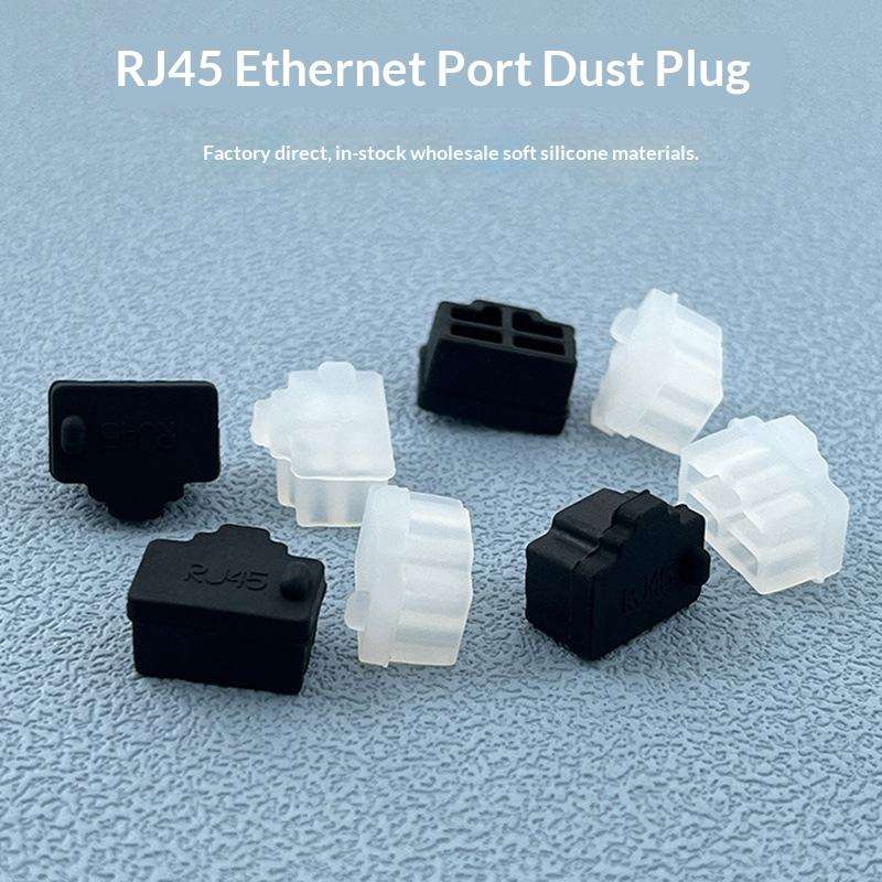 Dust & Moisture-Proof RJ45 Port Cap, Silicone Protector to Extend ...