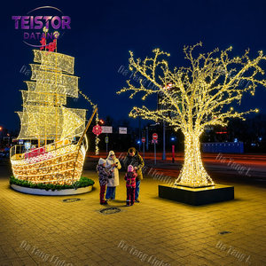 IP65 Outdoor Illuminated <b>Tree</b> Motif <b>Light</b> for Commercial Christmas Decoration - Product Image 5