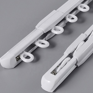 مجموعة قضبان ستائر معدنية مرنة وقابلة للتمديد شائعة الاستخدام لديكور المنزل - Product Image 5