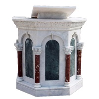Table d'autel d'église en marbre personnalisée, Design sculpté à la main