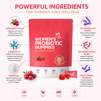 Gummies probiotiques pour femmes en marque blanche pour les détaillants en ligne et les marques de nutrition