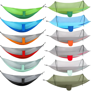 سعر المصنع شعار مخصص أرجوحة المشي على ظهره خفيفة الوزن أرجوحة مزدوجة قابلة للطي النايلون التخييم الأراجيح - Product Image 3