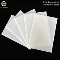 Panneau en plastique ondulé écologique, imperméable, pour entrepôt, fabricant OEM, boîte à fruits personnalisée, panneau PP, feuille de plastique creuse blanche
