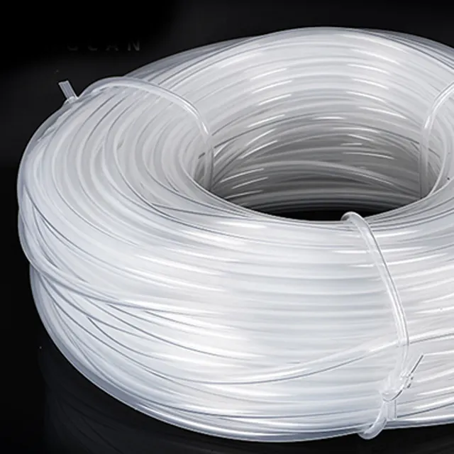 rubber tube colored soft flexible tubing transparent for grafting led conductive electrode loops corrugated silicone