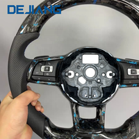 Volant sport en cuir et fibre de carbone modifié sur mesure pour Volkswagen Golf Upgrade 6 7 MK4 MK5 MK6 MK7 MK8 GTI R-Line