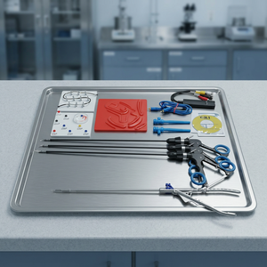 Simulateur d'entraînement endoscopique Android avec kit d'instruments complet et boîte de formation manuelle - Product Image 3