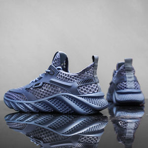 Zapatos de malla transpirables para hombre, novedad de verano 2026, con parte superior de malla delgada, calzado deportivo informal para correr, con aire acondicionado. - Product Image 4