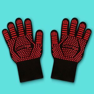 Gants de travail en silicone de haute qualité, résistants à la chaleur, confortables et respirants, pour la cuisson au barbecue - Product Image 2