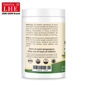 Nutraceutical Green Powder Supplement Manufacturer with Probiotics and Digestive Enzymes Gut Health Mango Flavor Green Powder - Product Image 6