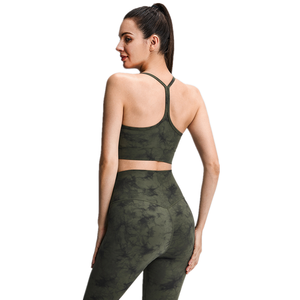 Xsunwing High Quality Custom Logo Gedruckte Jogger 2-teiliger Crop-Top-BH Zweiteiliges Hosen-Set Bequemes Workout Womens Gym Fitness-Sets - Product Image 2
