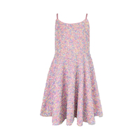 Gaun Pesta Anak Perempuan dengan Payet, Warna Pastel, Model Skater Fit Flare, Tali Spaghetti, untuk Pertunjukan Bakat, Gaun Putri untuk Anak Perempuan Usia 4-14 Tahun