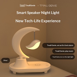 Tmall Genie pour enceinte avec lumière d'ambiance - Design moderne, cadeau du Nouvel An pour filles, cadeau d'anniversaire haut de gamme pour meilleures amies - Product Image 4