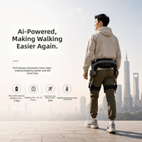 Exosquelette robotique léger 2 kg multi-scénarios avec assistance à la marche par IA, attelle de jambe réglable, dispositif portable d'amélioration de la mobilité