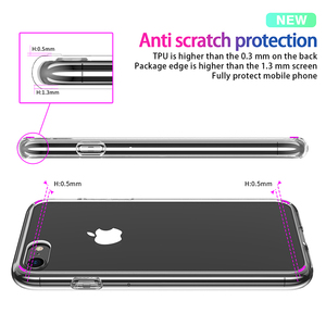 Personnalisé <span class=keywords><strong>coque</strong></span> de téléphone anti-jaune caméra protection tpu et PC matériel étui de téléphone pour <span class=keywords><strong>iPhone</strong></span> 7 8 <span class=keywords><strong>SE</strong></span> 2020 - Product Image 3