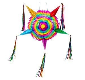 Große mexikanische Stern <span class=keywords><strong>Pinata</strong></span> 30 Ft Rop 32 "33" Falten <span class=keywords><strong>Pinata</strong></span> Gold funkelnde Zapfen Mexiko Geburtstag Dekorationen Faltbare <span class=keywords><strong>Pinata</strong></span> Party - Product Image 2