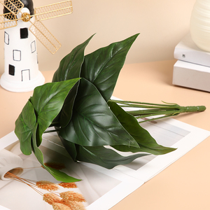Hojas Artificiales Grandes Novedad 2026 para Techos, Suministros <span class=keywords><strong>de</strong></span> Jardinería Creativa, Persianas, Cortinas y Contraventanas, Hoja Verde Artificial - Product Image 2