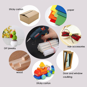 Bâtons <span class=keywords><strong>de</strong></span> <span class=keywords><strong>colle</strong></span> thermofusible transparents Foska Factory Direct Crystal Clear 7,2 mm 11,2 mm pour pistolet à <span class=keywords><strong>colle</strong></span> - Product Image 6