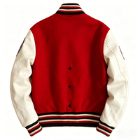 Vestes de baseball varsity pour hommes personnalisées OEM ODM, chaudes pour l'hiver, style bomber, logo brodé personnalisé, style lycée