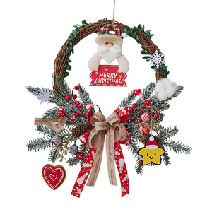 <b>Christmas</b> Decorations Including Bows Wreaths Vines <b>Christmas</b> <b>Trees</b> Door <b>Wall</b> Hangers Eco-Friendly PE Material - Product Image 5