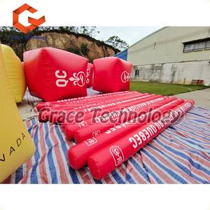 Boe gonfiabili di nuoto dell'indicatore della corsa del parco acquatico, Bouys galleggianti gonfiabili di nuotata, gara di marcatore del cubo della boa galleggiante - Product Image 5
