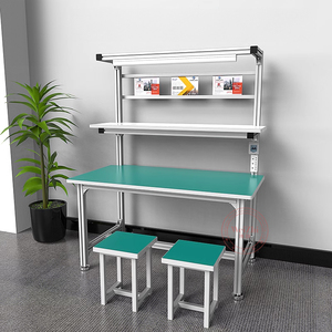 Tùy chỉnh phòng thí nghiệm hội thảo Bàn Kim Loại bàn làm việ<span class=keywords><strong>c</strong></span> băng ghế <span class=keywords><strong>c</strong></span>ông nghiệp lắp ráp dây chuyền sản xuất bàn làm việ<span class=keywords><strong>c</strong></span> - Product Image 6