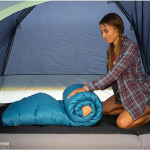 Durable ligero 3 estaciones al aire libre 100% poliéster clima frío saco de dormir impermeable - Product Image 6