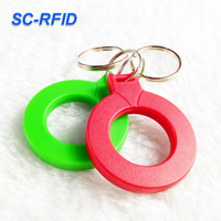 Porte-clés RFID programmable multicolore TK4100 ABS, clé passive, porte-clés RFID pour la sécurité des appartements, des bureaux et des portails
