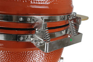 AUPLEX - Ahumador y Parrilla Kamado de Cerámica Portátil Moderna de 21-29 Pulgadas <span class=keywords><strong>con</strong></span> Carro y Encendido Electrónico para Barbacoa de Carbón al Aire Libre - Product Image 4