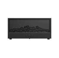Humidificateur d'air portable créatif pour la maison, diffuseur d'arômes effet feu de camp, lumières LED colorées, télécommande, cheminée simulée pour la maison