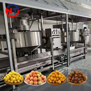 Commercial gas electric popcorn chips snack machinery