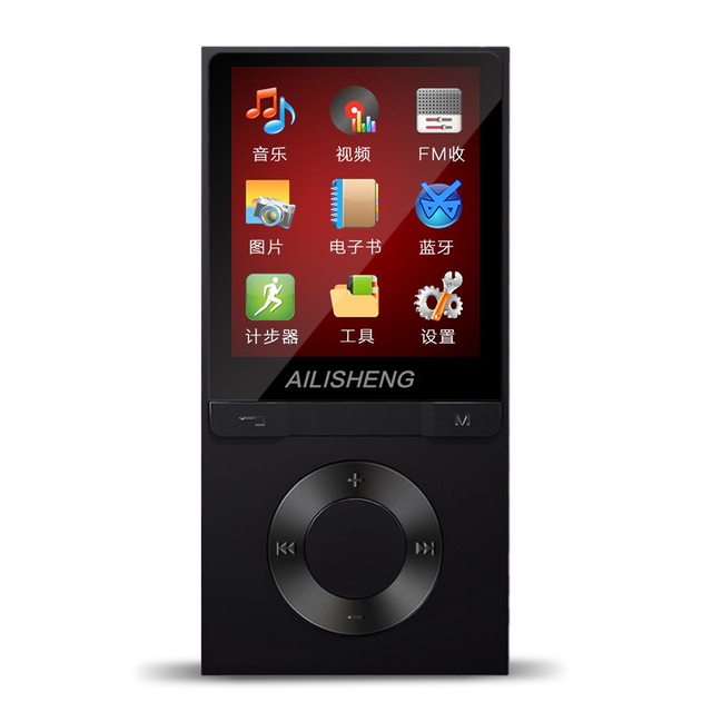 Portable 1.8 in TFT Screen 8GB BT MP4 Player HiFi MP3 Music Player Audio Video Player Support Pedometer FM Radio E-book