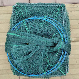 40*60Cm 12M Dây Thép Tráng Nhựa Ống <span class=keywords><strong>Net</strong></span> Lồng Lồng Cá Lồng Tôm Bẫy Dài Train Fishing <span class=keywords><strong>Net</strong></span> Bẫy Cho Cua Tôm Hùm Tôm - Product Image 2