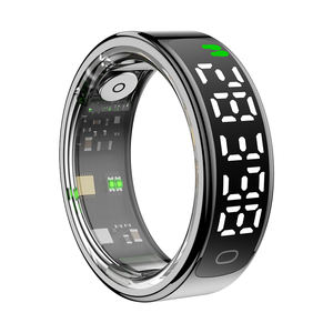 خاتم ذكي 2025 لمراقبة الصحة من الفولاذ المقاوم للصدأ، متتبع اللياقة البدنية وكاشف النوم ومتوافق مع أجهزة Android وIos - Product Image 3