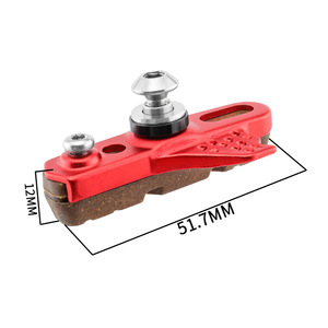 Pastiglie Freno a Blocco per Bicicletta Pieghevole da Strada in Fibra di Carbonio, Resistenti all'Usura, Sostituibili, Tipo C a Cassetto, Prodotte in Cina - Product Image 1