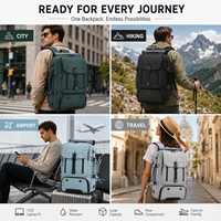 Sac à dos de voyage extérieur personnalisé pour hommes avec doublure USB en polyester imperméable Sac à dos de basket-ball pour salle de sport et football Compartiment à chaussures