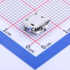 U-F-M5DS-Y-5 USB Connector SMD Connector ( Connector Type: Micro-B )( Protocol Standard: USB 2.0 )( Gender: Female ) - Product Image 1