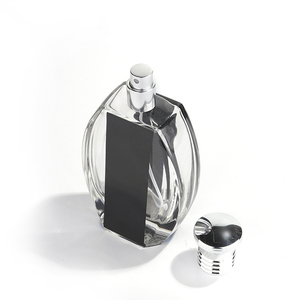 Bouteille en <span class=keywords><strong>verre</strong></span> de parfum à <span class=keywords><strong>Double</strong></span> <span class=keywords><strong>paroi</strong></span>, de luxe, avec Design rond et semelle épaisse, de 2 ml, 100ml - Product Image 2