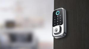 Amerikan standart sürgü açık ticari alüminyum <span class=keywords><strong>Cyber</strong></span> kilit dijital parmak izi sistemi çinko alaşım güvenli - Product Image 3