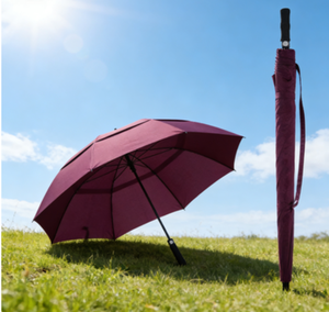 Parapluies de golf droits et grands en pongé, personnalisables avec logo, colorés, coupe-vent, promotionnels, à sublimation, bon marché - Product Image 4