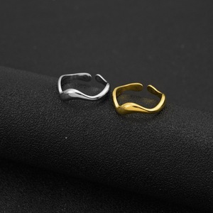 Best Sales Minimalist Niche Design Stainless Steel Irregular <b>Ring</b> Fashionable Women's <b>Adjustable</b> <b>Rings</b> Fashion Jewelry Wholesale - Product Image 3