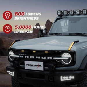 Luz LED para Capó Todoterreno para Ford Bronco 21-24, Plástico Negro, IP65, Alimentación CC - Product Image 4