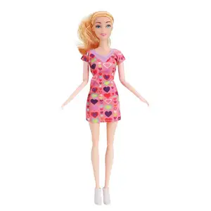 American Girls popolare regalo di compleanno 30cm 11.5 pollici femmina bianca bionda Barbei bambola con vestito a buon mercato giocattoli per bambini di buona qualità