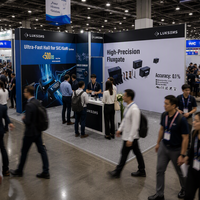 Stand d'exposition durable de 20 pieds avec éclairage LED rétroéclairé SEG, porte de cabine d'essayage et toile de fond imprimée sur mesure, éclairage LED pour salons professionnels et événements