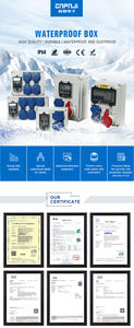 กล่องรวมสายไฟฟ้ามาตรฐานยุโรปขนาดใหญ่ CNPNJI IP67 IP68 สำหรับขายส่ง - Product Image 6