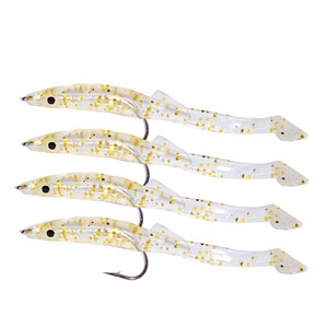 Qualità 80mm 2.3g coda Paddle and Eel pesca <span class=keywords><strong>esca</strong></span> 6 pz <span class=keywords><strong>esca</strong></span> di anguilla di mare morbida <span class=keywords><strong>per</strong></span> pesci d'acqua dolce <span class=keywords><strong>per</strong></span> la pesca fluviale in barca oceanica - Product Image 1