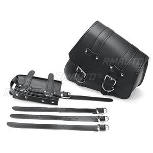 Sacoche latérale universelle en cuir PU pour moto, sacoche à outils, sacoche de selle pour Honda/Suzuki/Kawasaki/Yamaha - Product Image 2