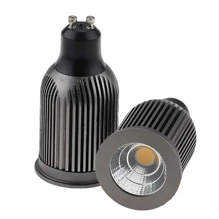 Lampadina LED COB GU10 di alta qualità 3W 5W 7W 12W opzioni con tre varianti di colore senza sfarfallio e corrente costante
